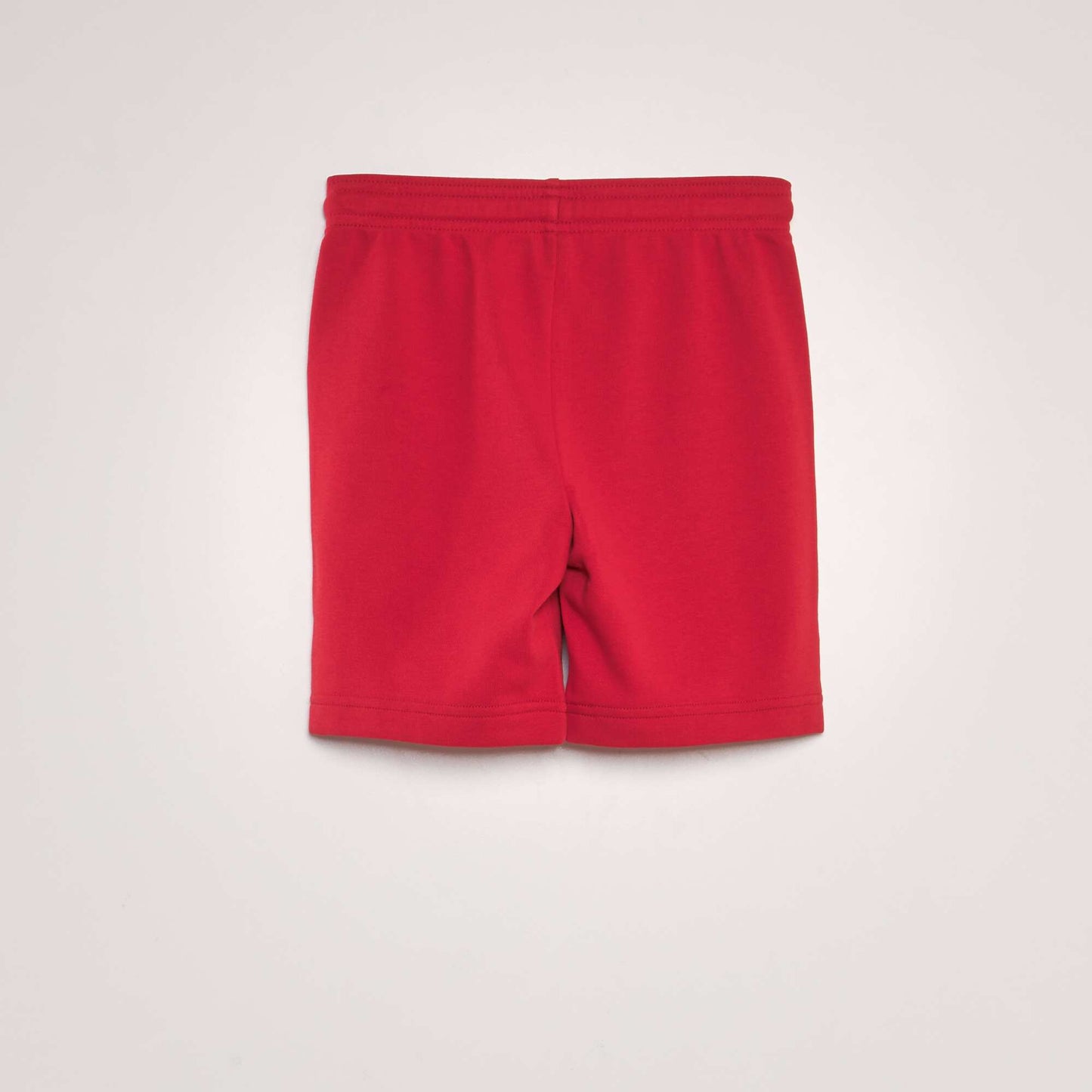 French terrycloth Bermuda shorts red
