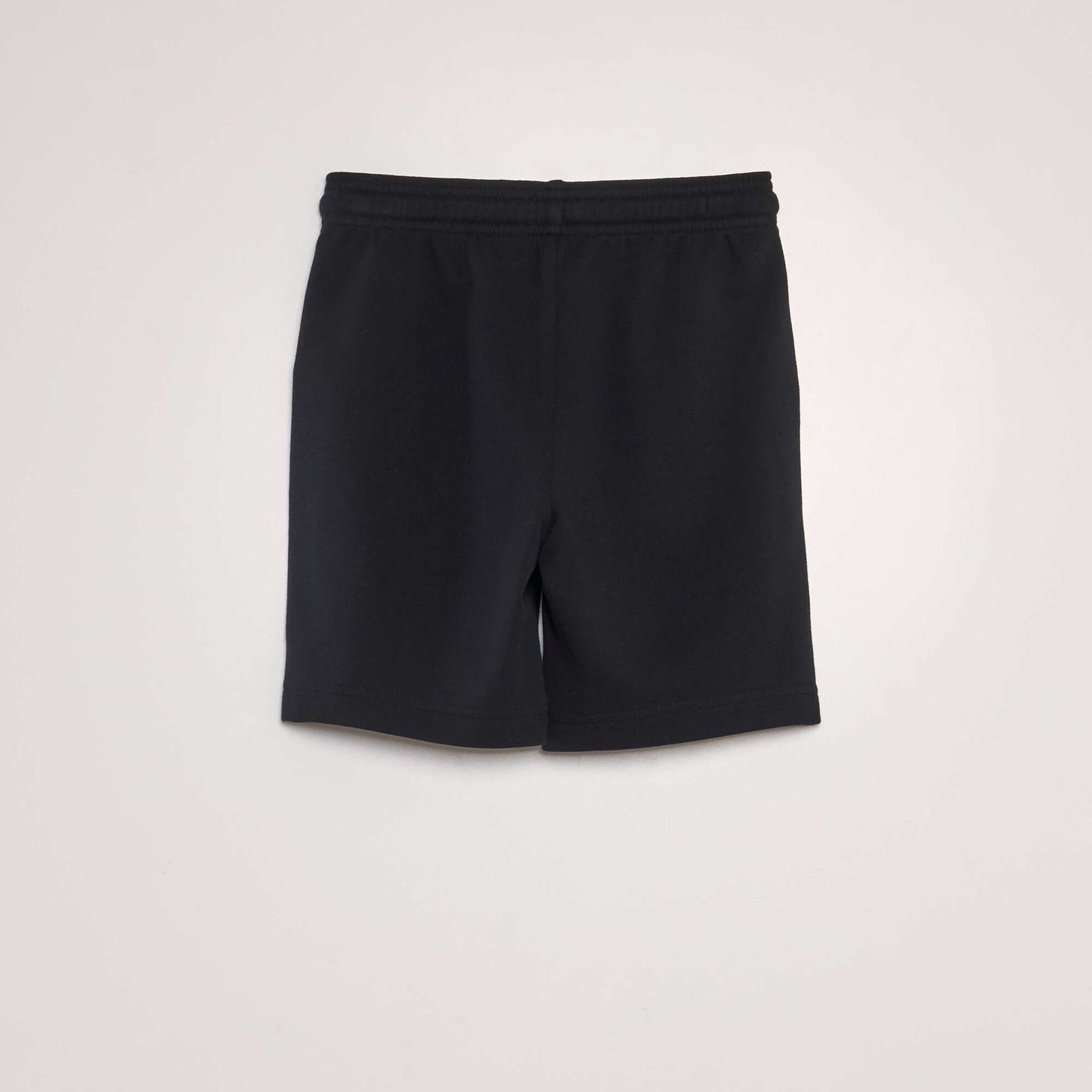 French terrycloth Bermuda shorts black