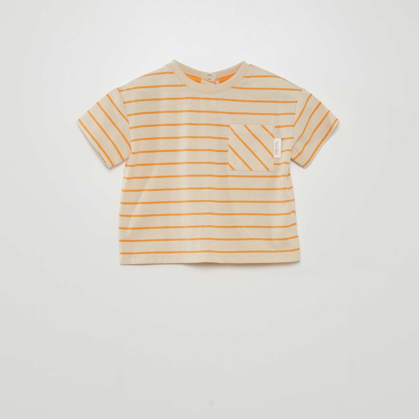 Striped T-shirt beige