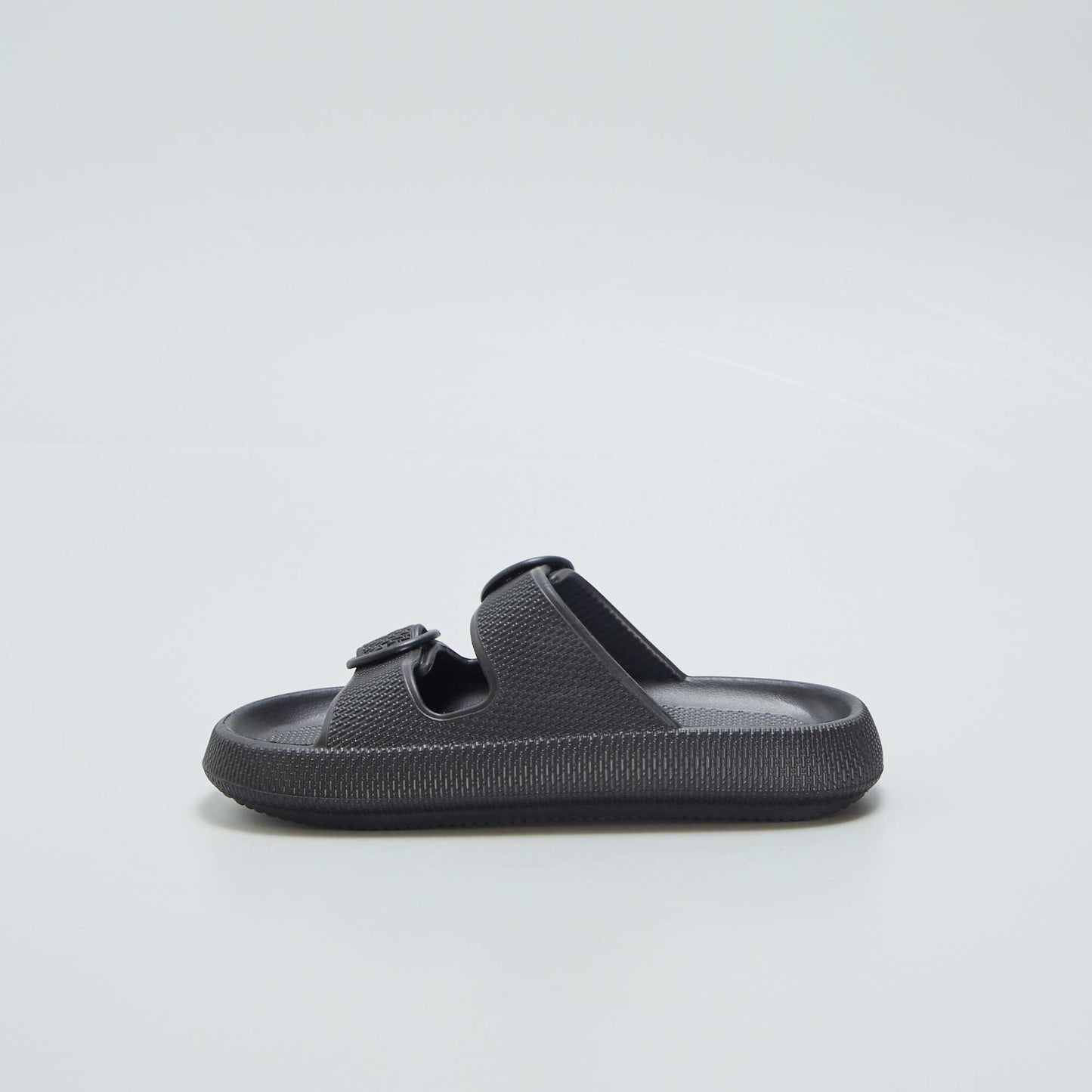 Sliders with buckles BLACK
