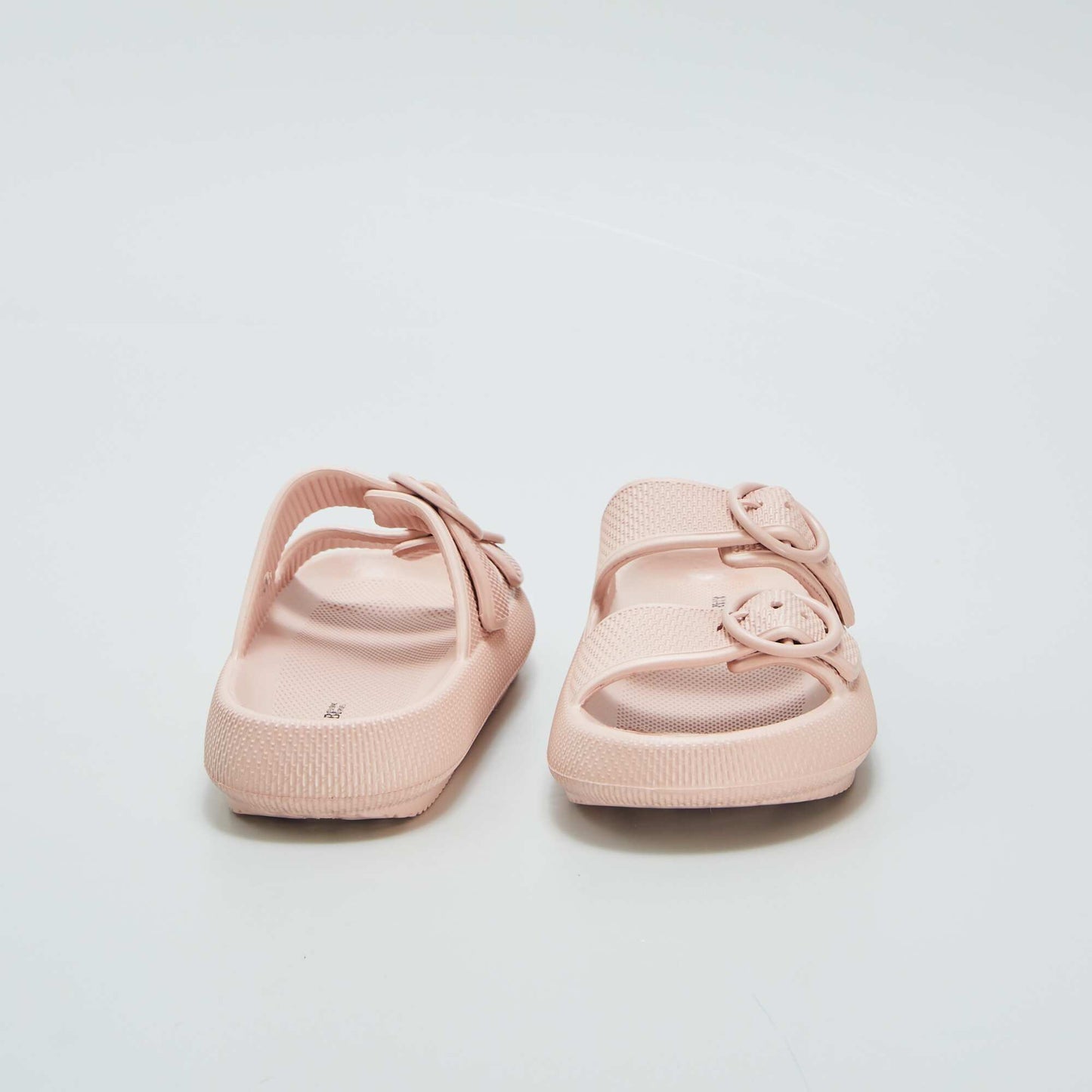 Sliders with buckles PINK