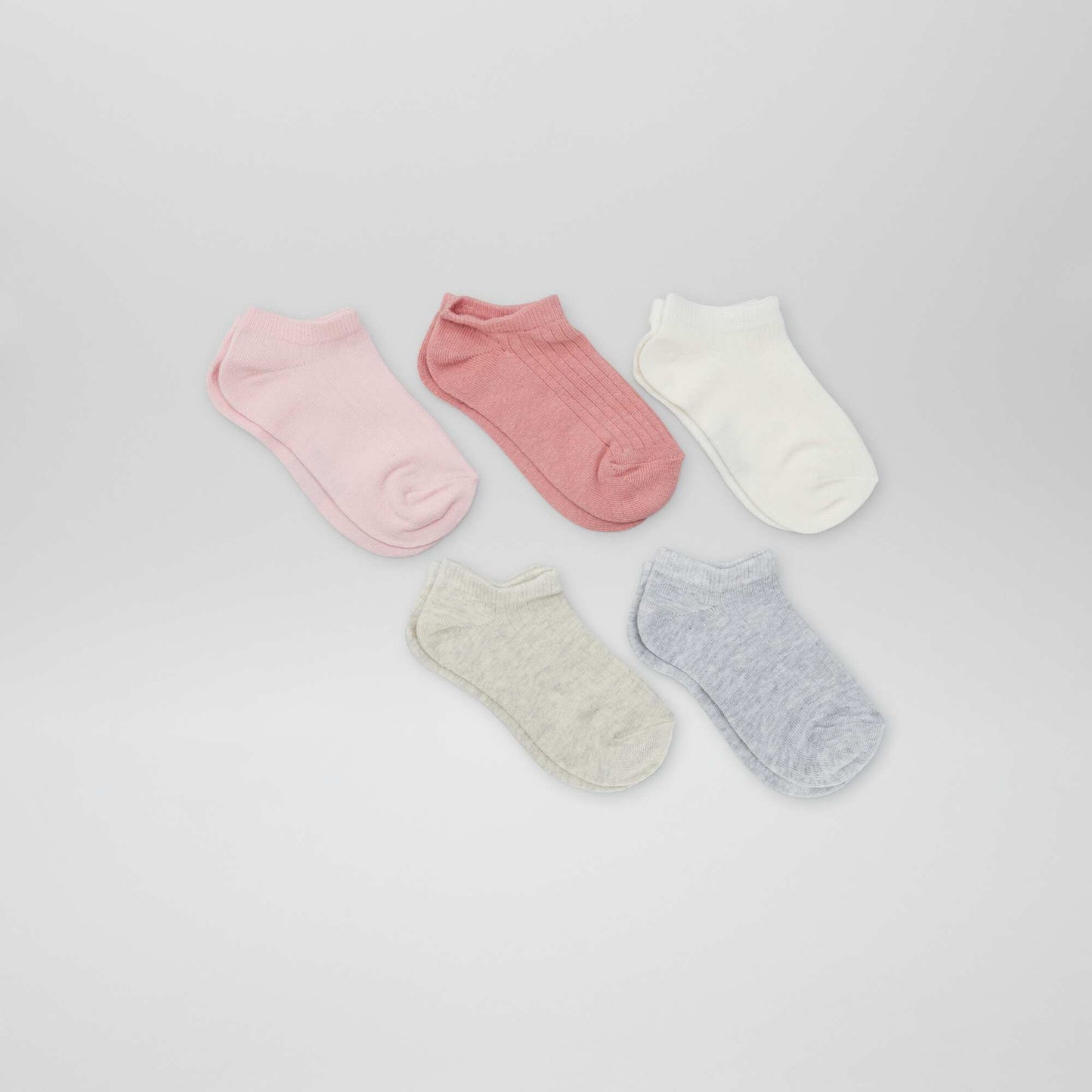 Pack of 5 pairs of socks GREY