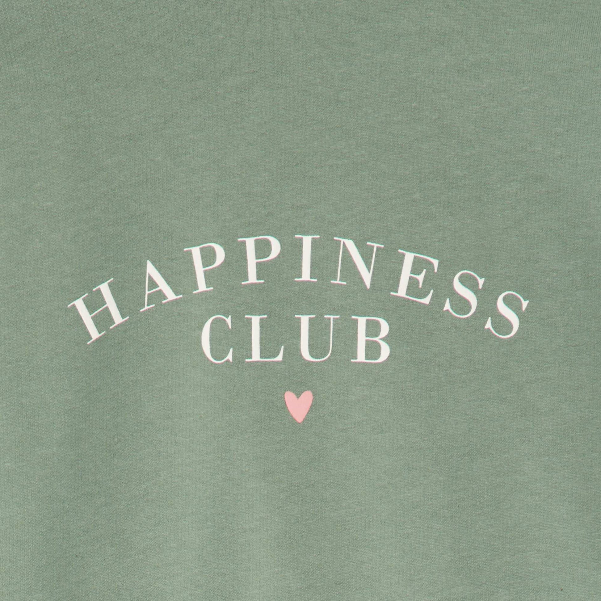 T-shirt with long puff sleeves GREEN