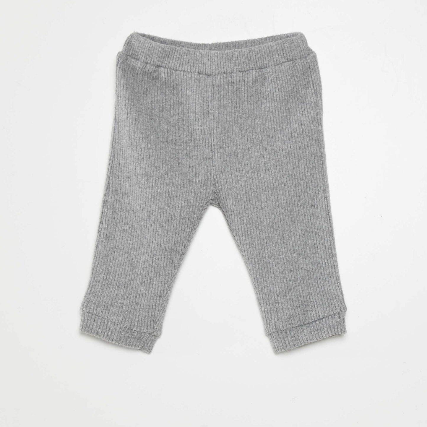 Ribbed sweatshirt + joggers set - 2-piece set GREY