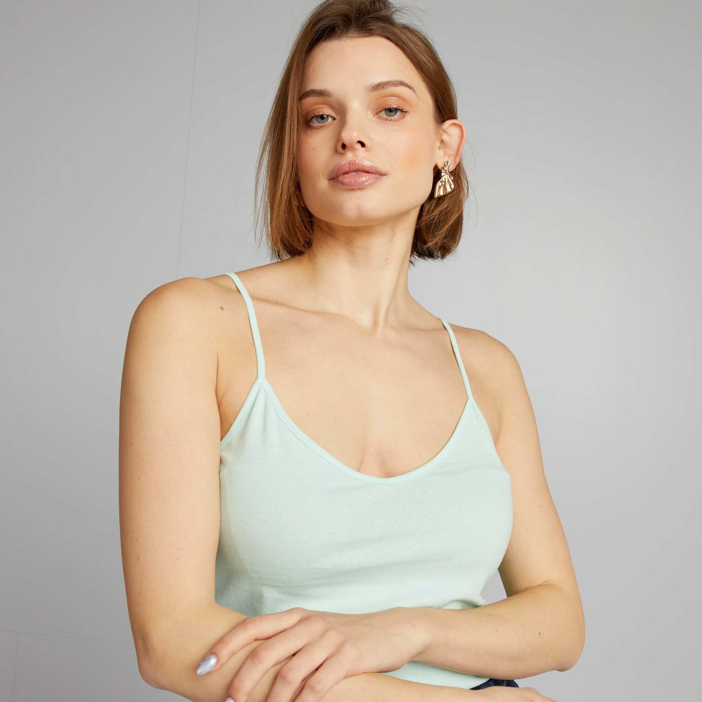 Spaghetti strap top GREEN