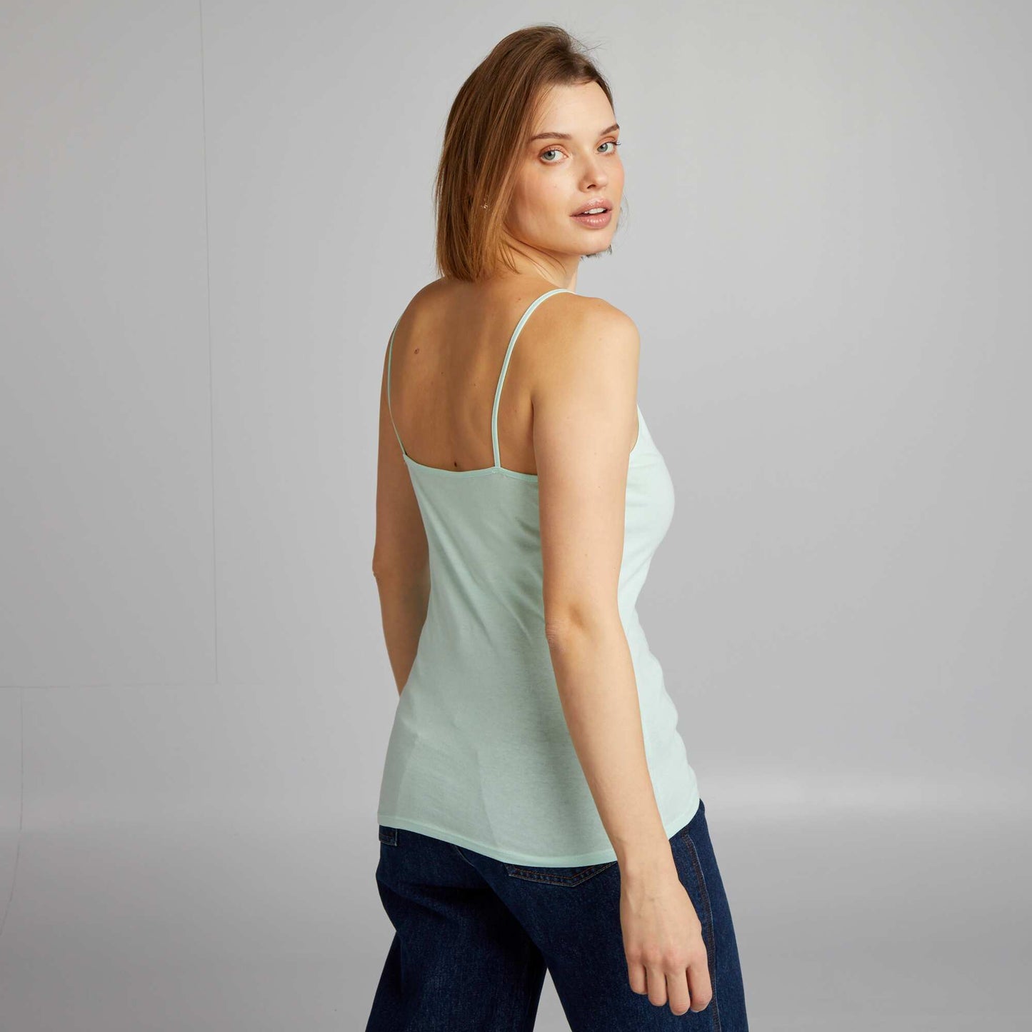 Spaghetti strap top GREEN