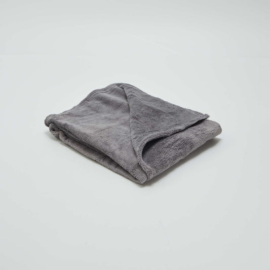 Fleece baby blanket GREY