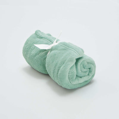 Fleece baby blanket BLUE WAVE