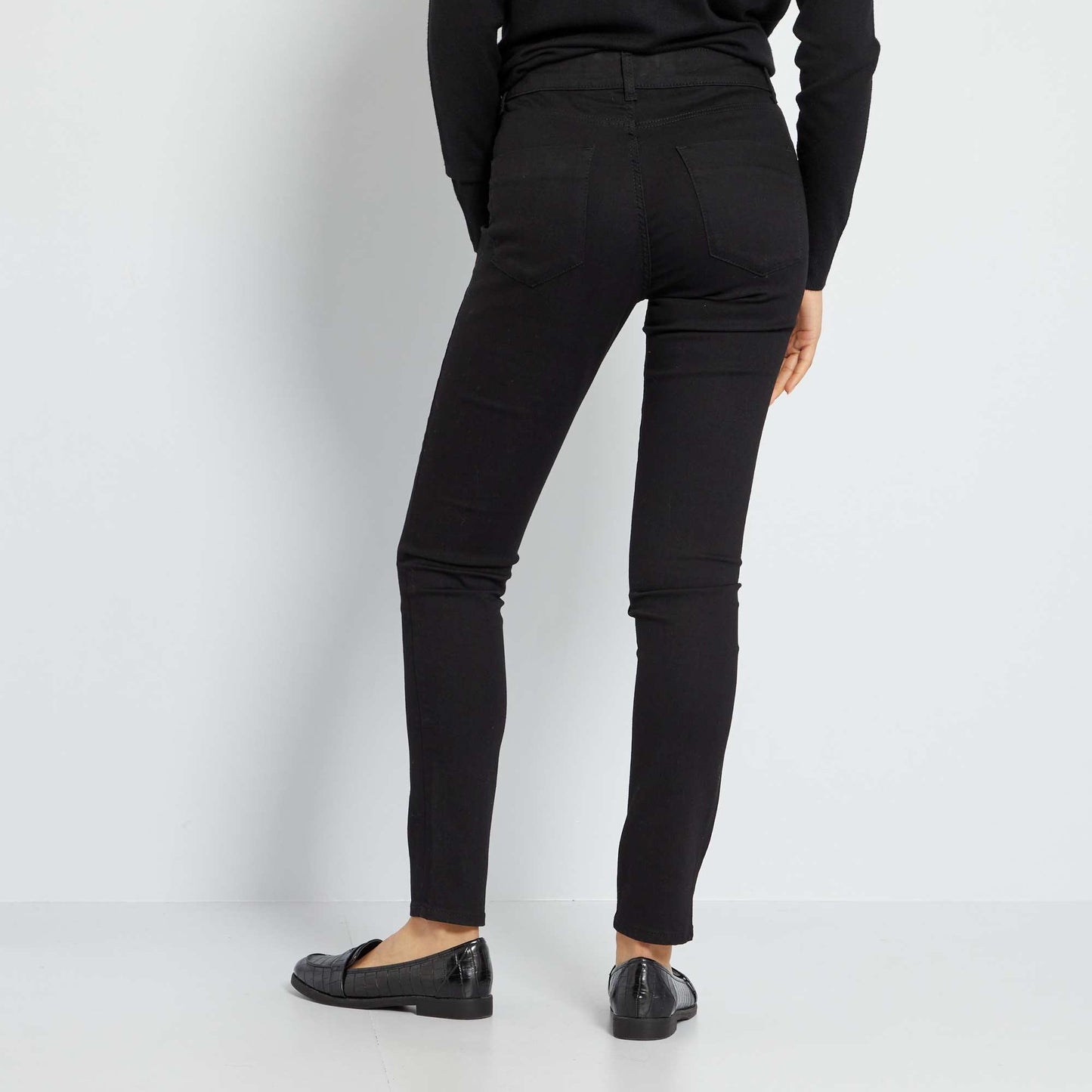 Stretch skinny jeans Black