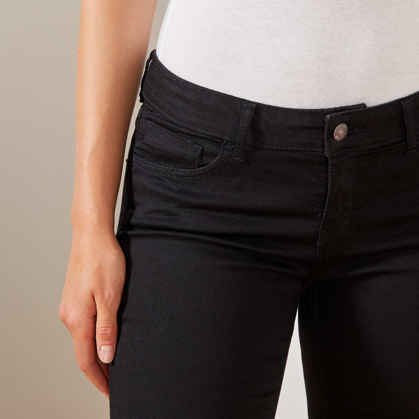 Stretch skinny jeans Black