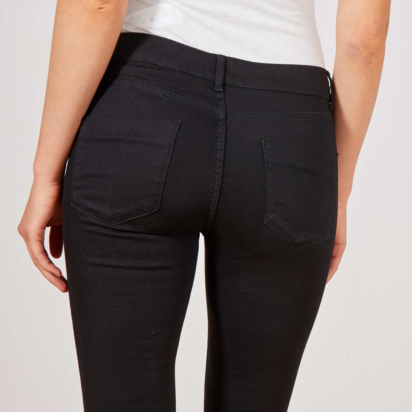 Stretch skinny jeans Black