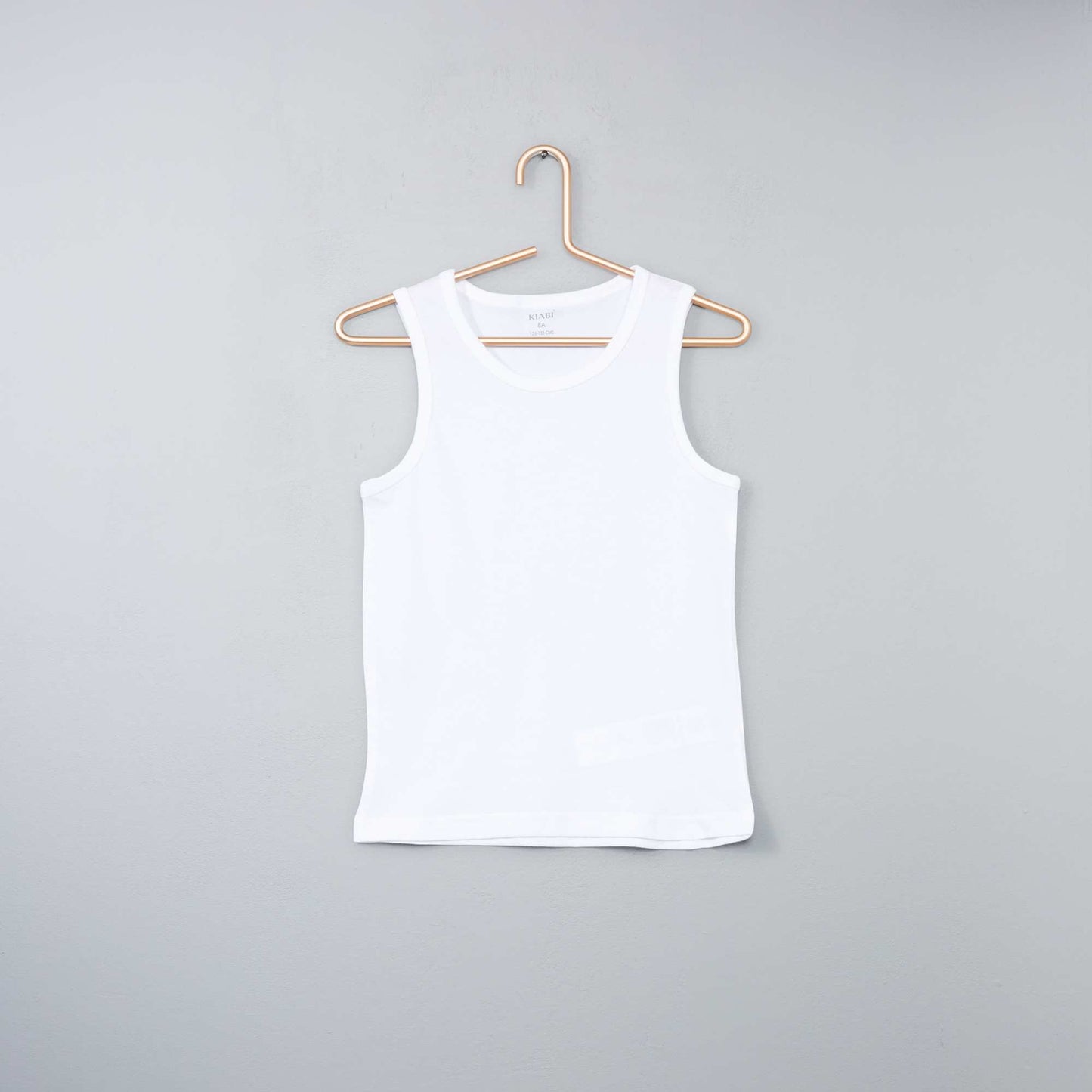 Pack of 3 cotton vest tops white