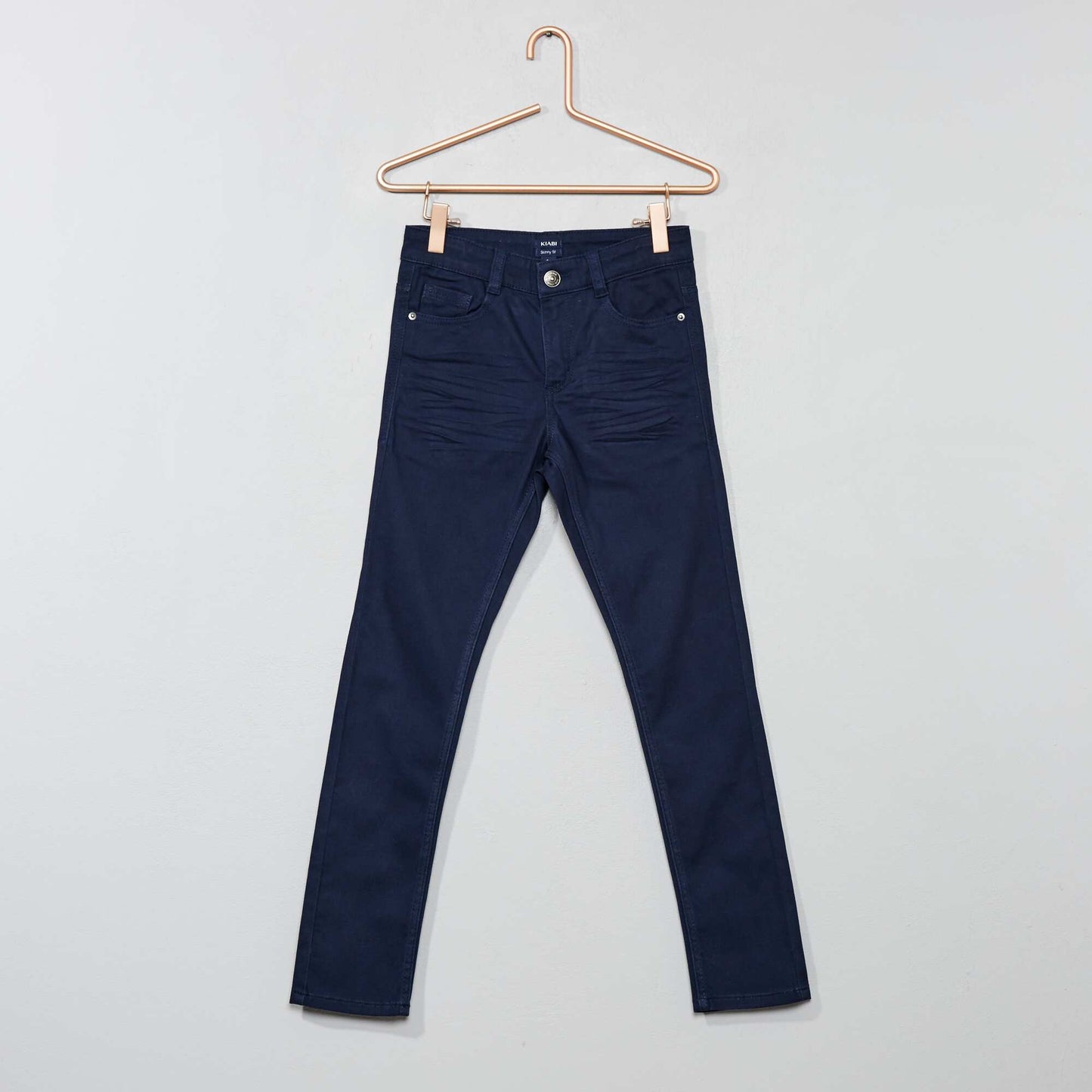 Skinny trousers with five pockets blue