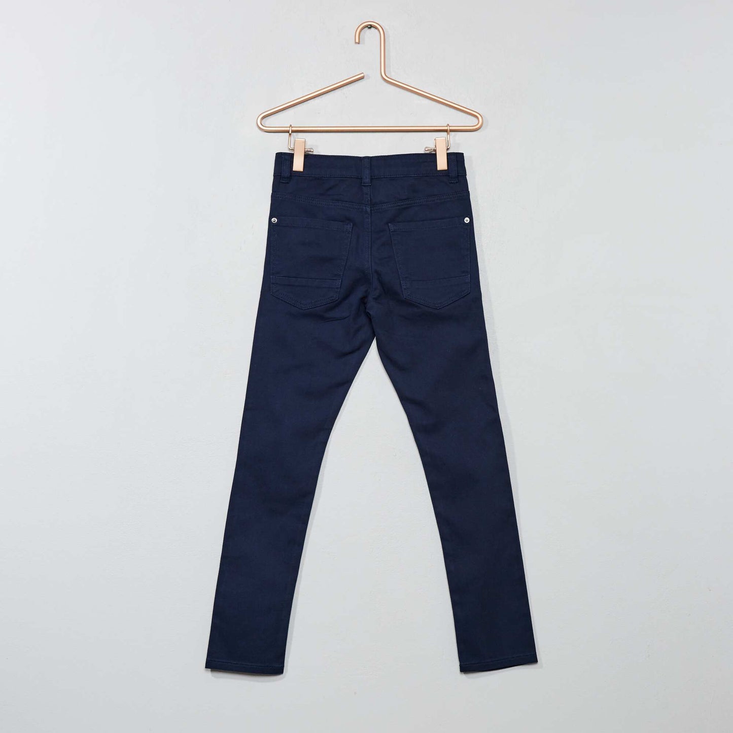 Skinny trousers with five pockets blue