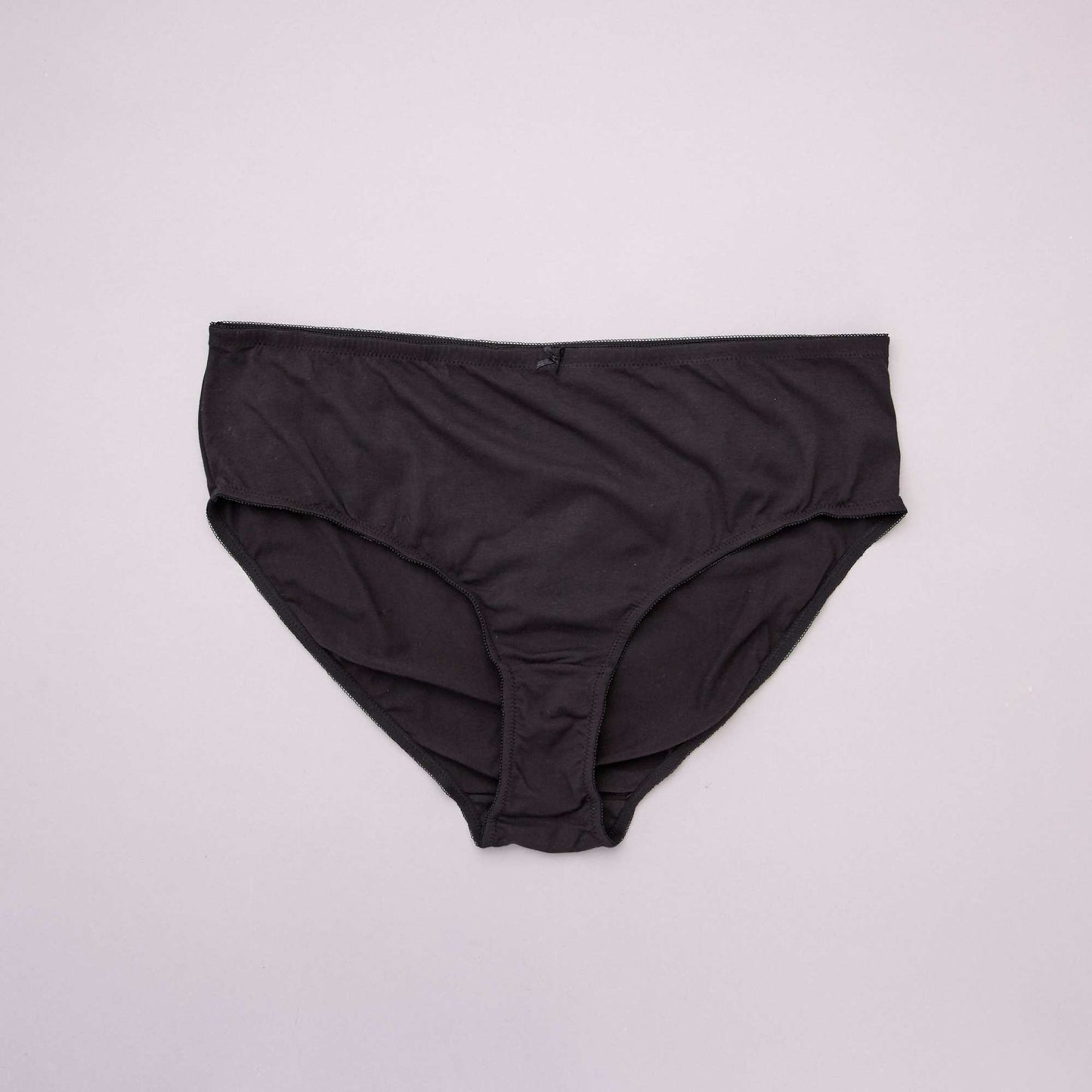 Pack of 2 cotton briefs black