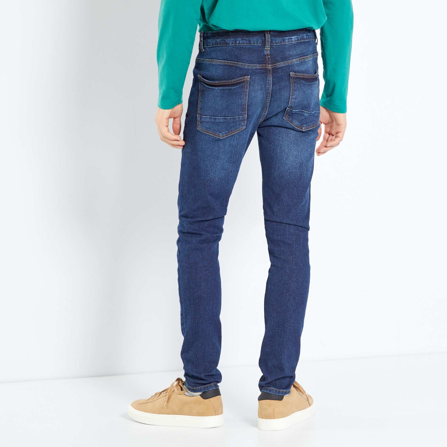 Eco-design skinny jeans raw