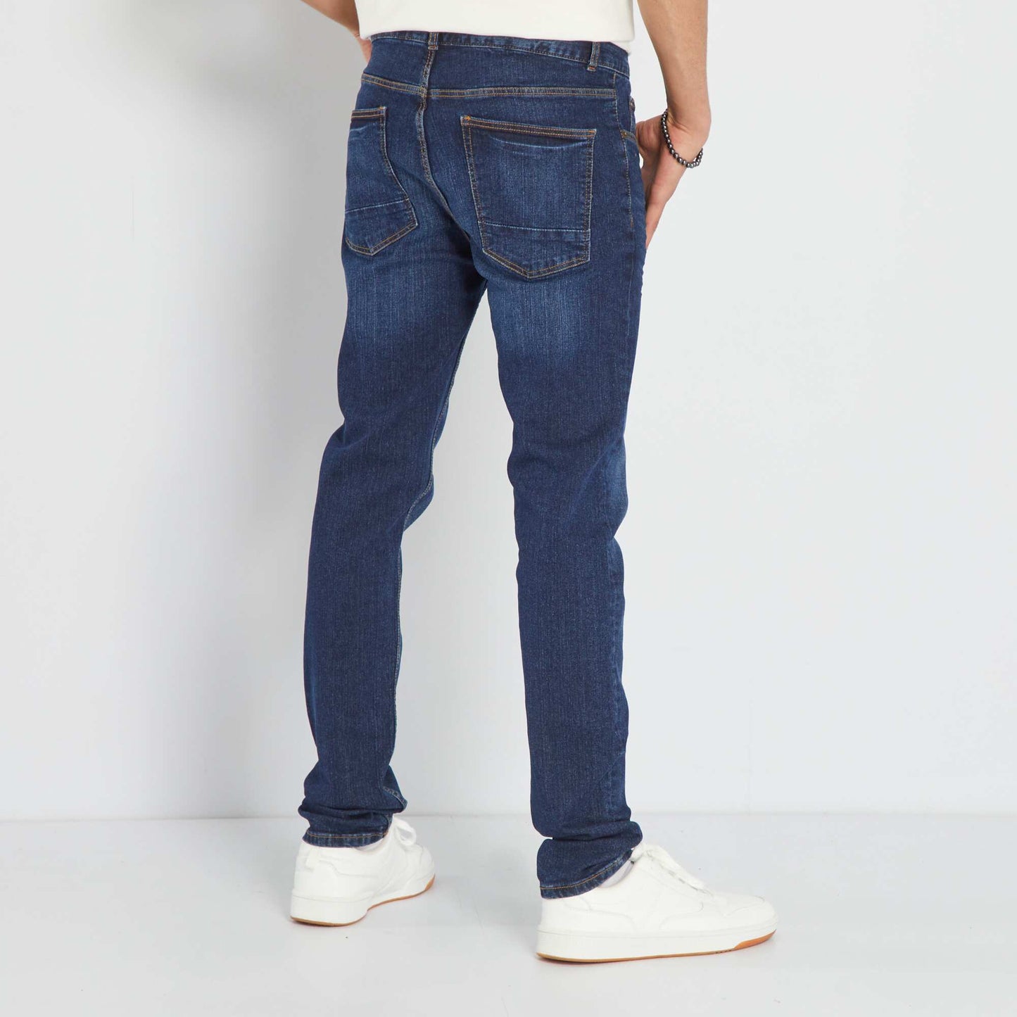 Eco-design slim-fit jeans raw