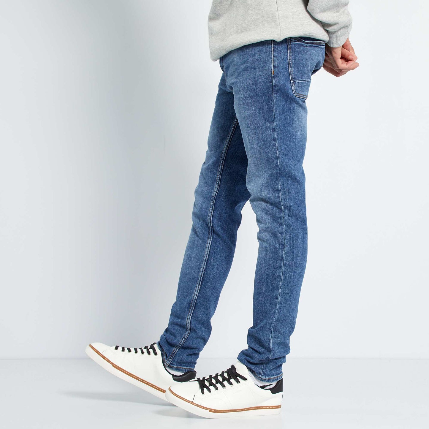 Eco-design slim-fit jeans stone