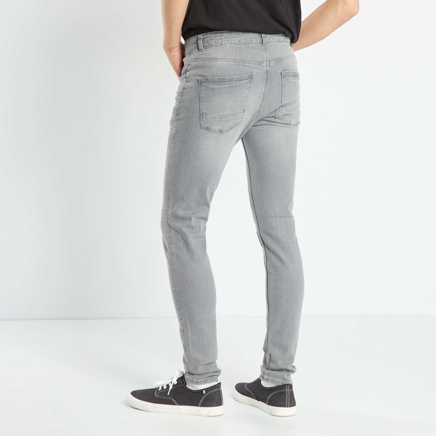 Eco-design slim-fit jeans GREY