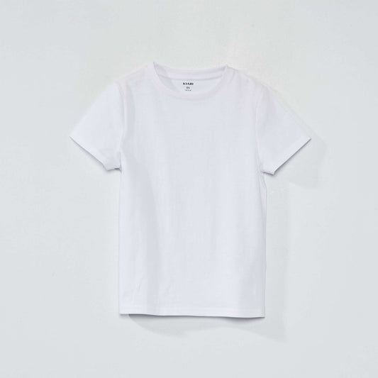 Basic plain T-shirt white