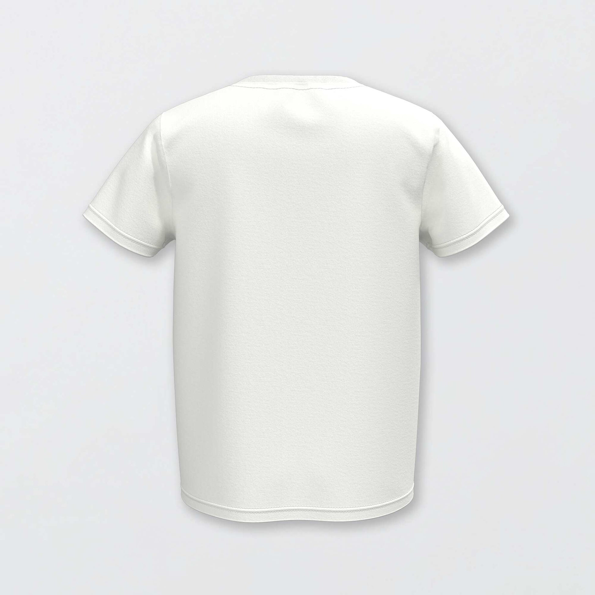 Basic plain T-shirt white - Main Image