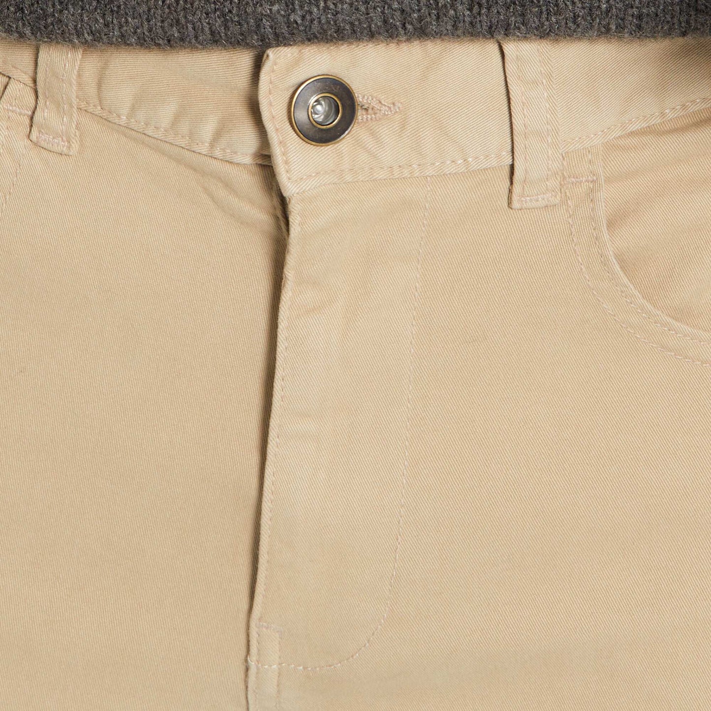 Slim-fit 5-pocket jeans - L32 beige