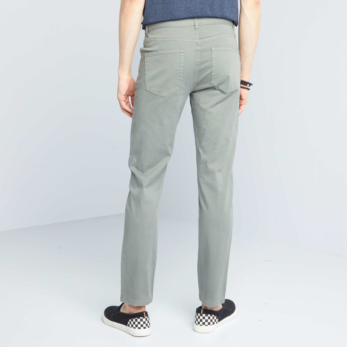 Slim-fit 5-pocket trousers - L32 CASTO KHAKI