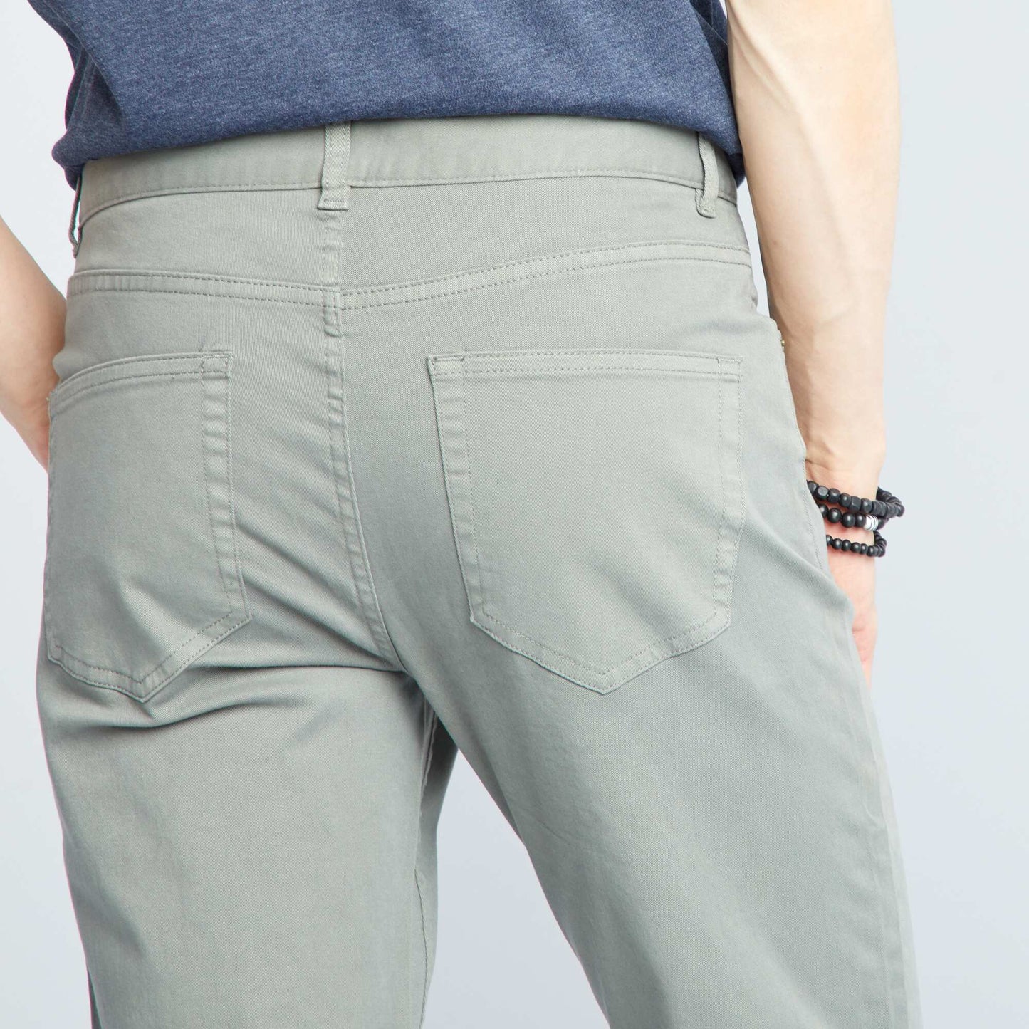 Slim-fit 5-pocket trousers - L32 CASTO KHAKI