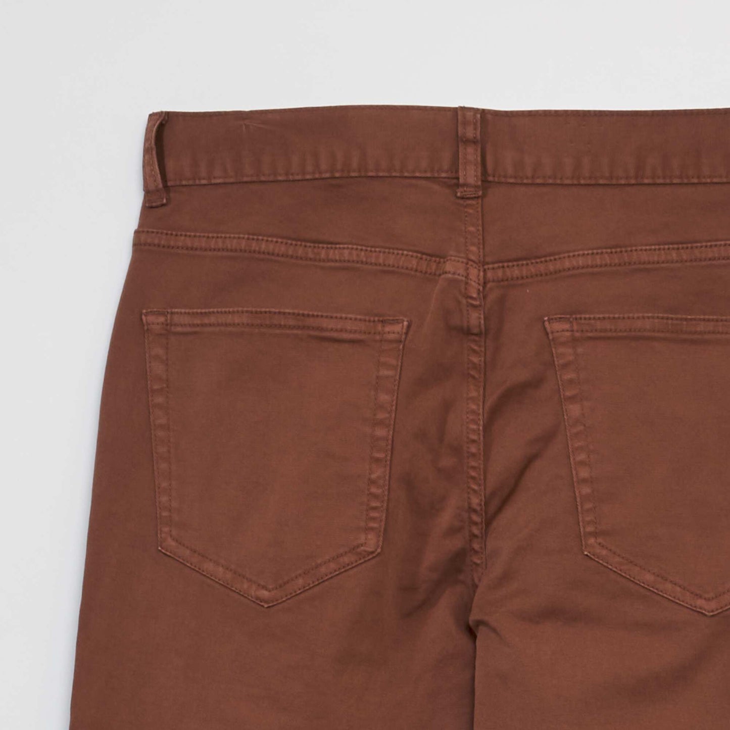 Slim-fit 5-pocket jeans - L32 BROWN