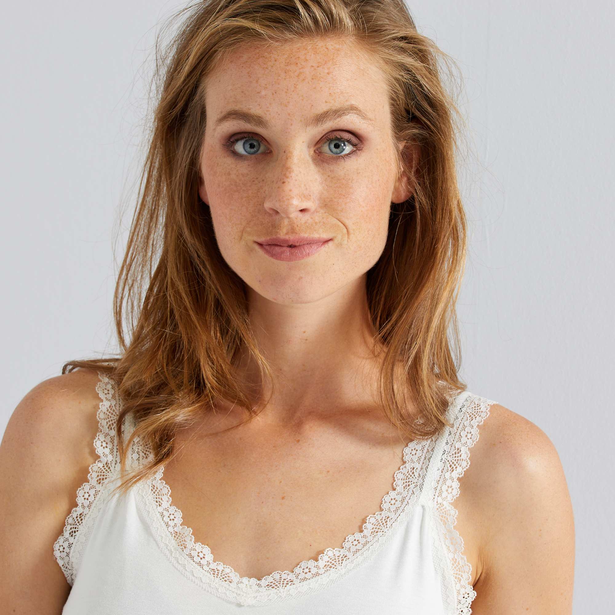 White lace sale vest top