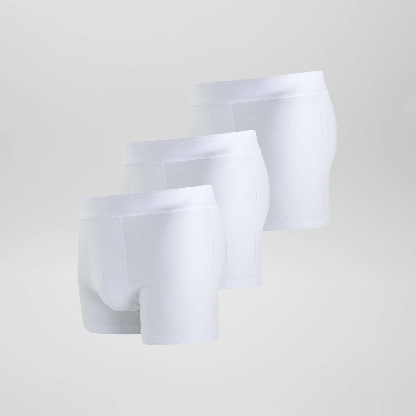 Pack of 3 plain boxers LOT_WHITE