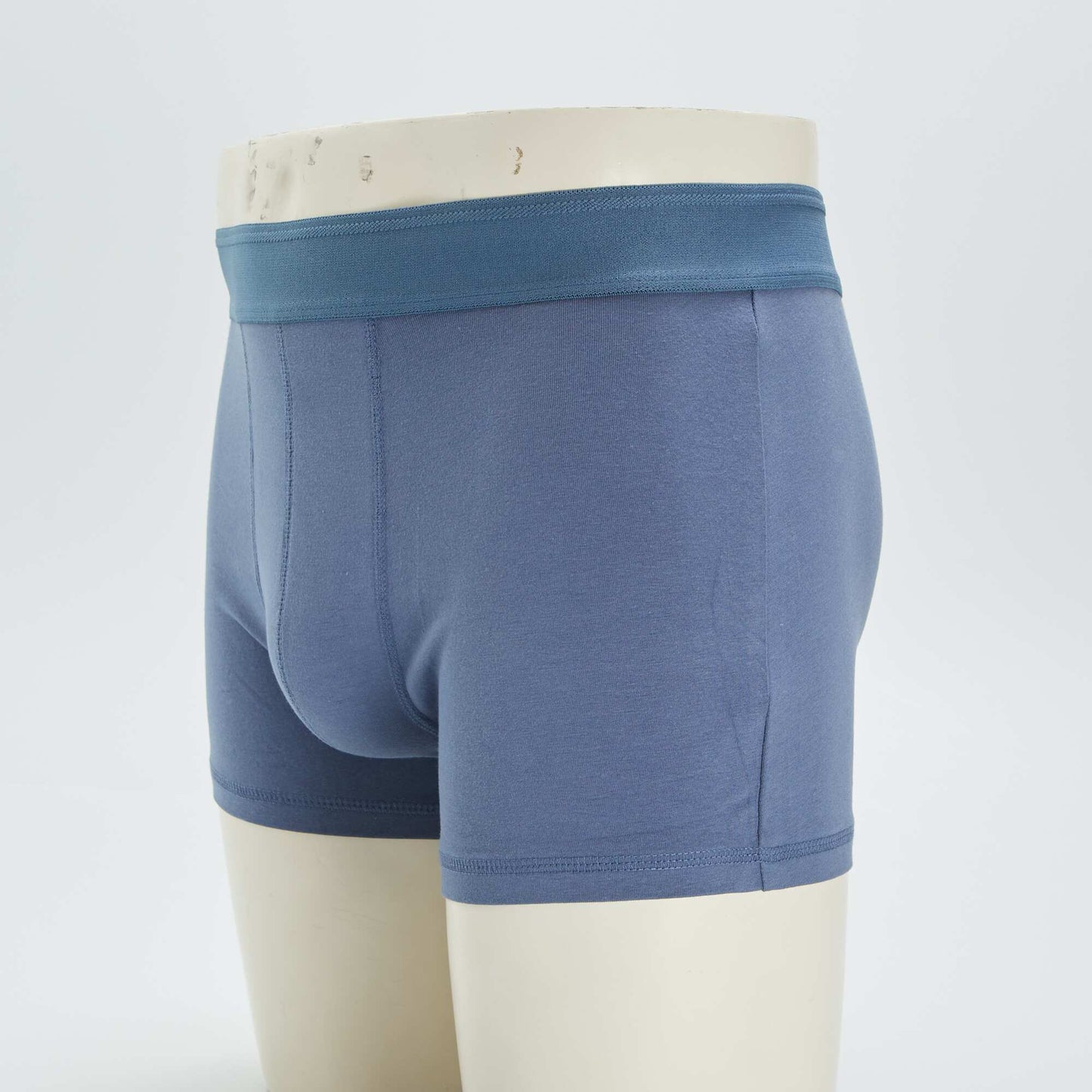 Pack of 3 plain boxers NAVYOCHRE