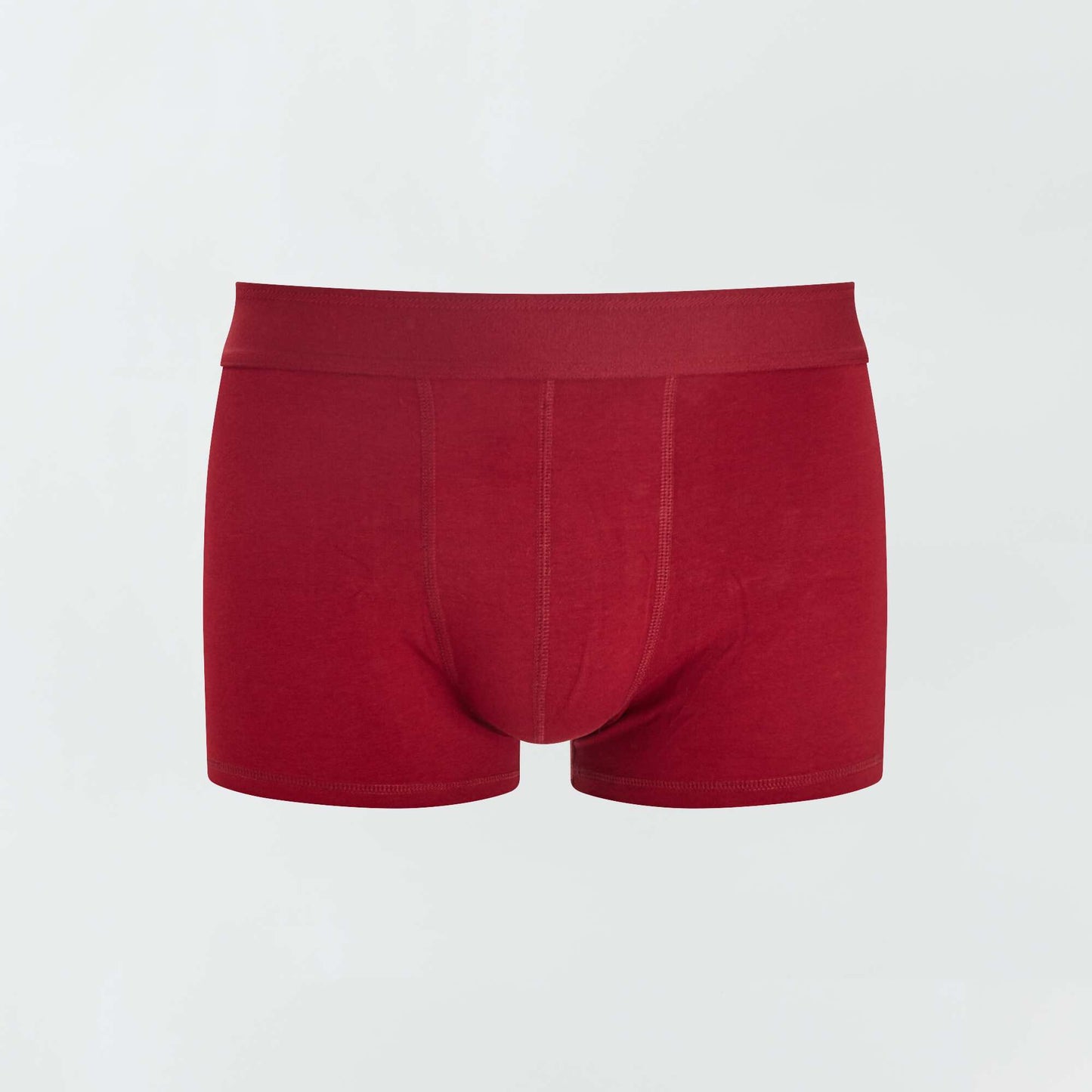Pack of 3 plain boxers BLUE/grey/red