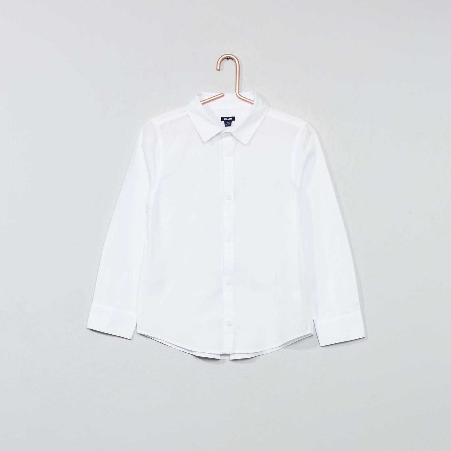 Poplin shirt white