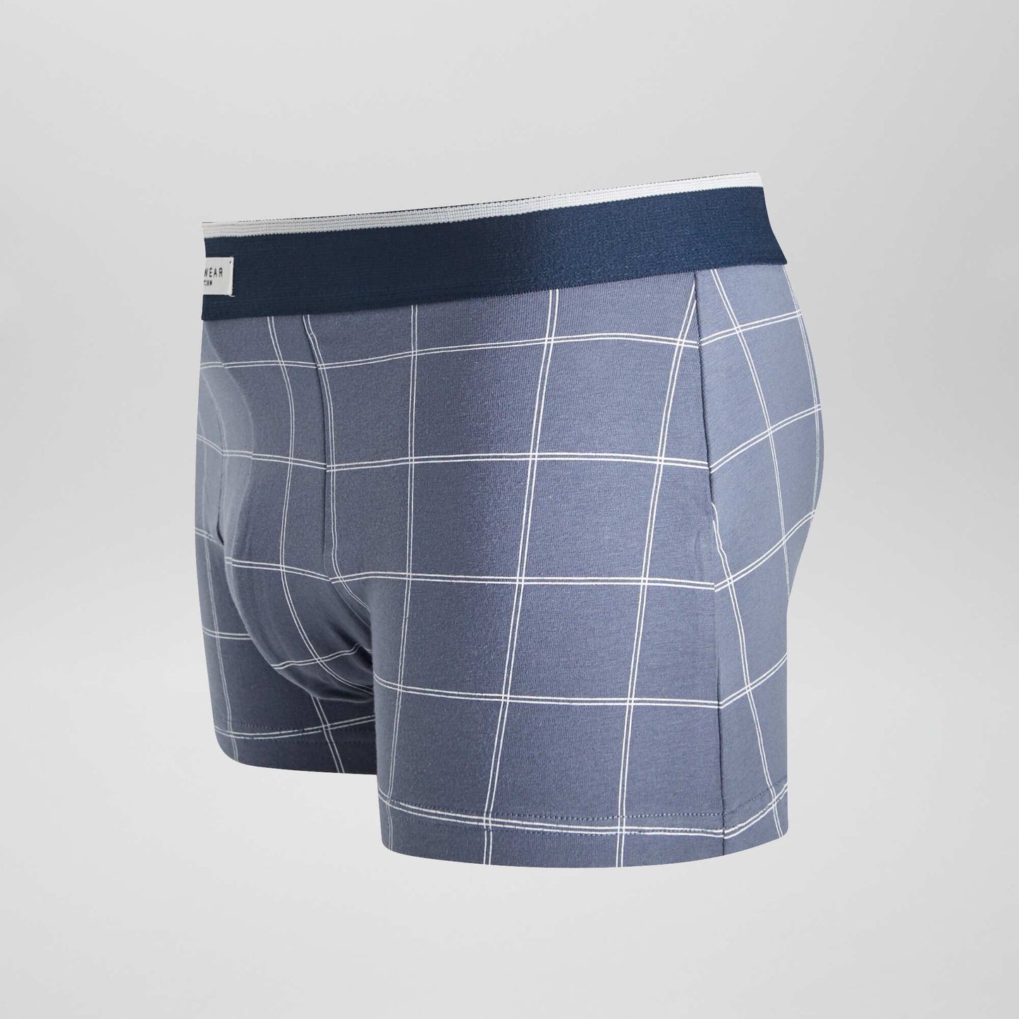 Pack of 3 pairs of stretch boxer shorts BLUE