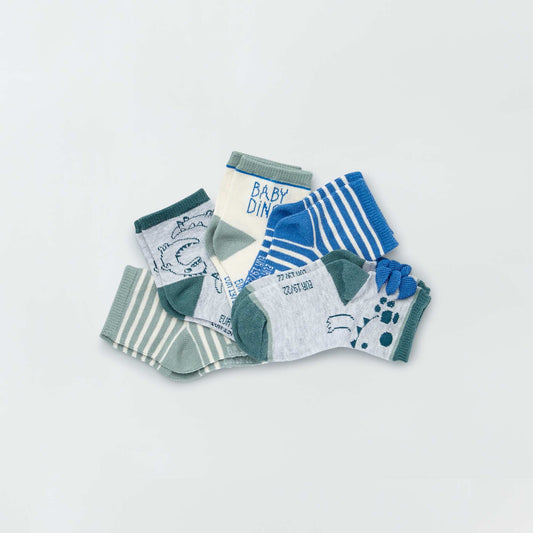 Fancy socks - Pack of 5 BLUE