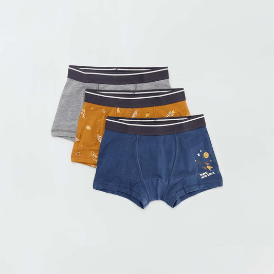 Pack of 3 pairs of boxer shorts YELLOW