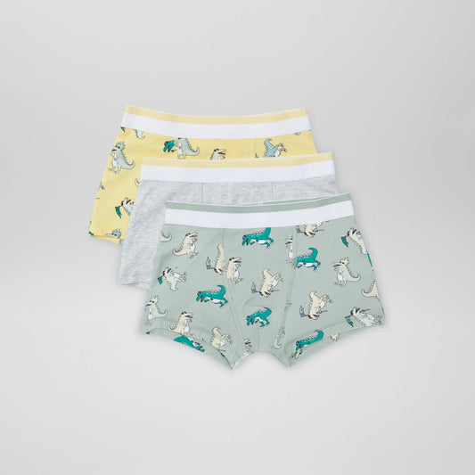 Pack of 3 pairs of boxer shorts GREEN