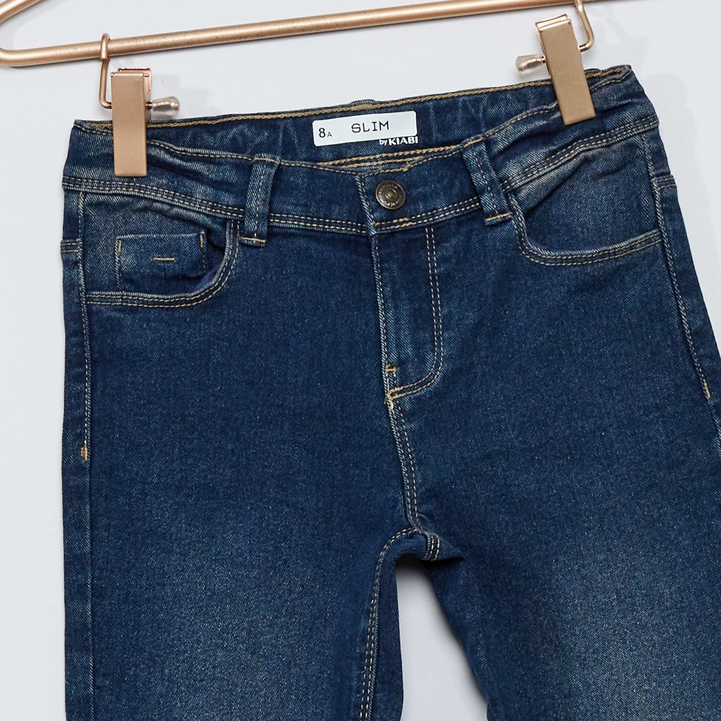 Slim-fit eco-design jeans BLUE