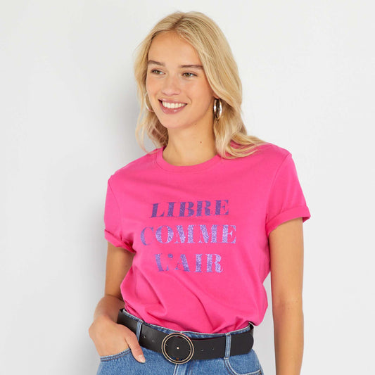 Eco-design heart T-shirt PINKAIR