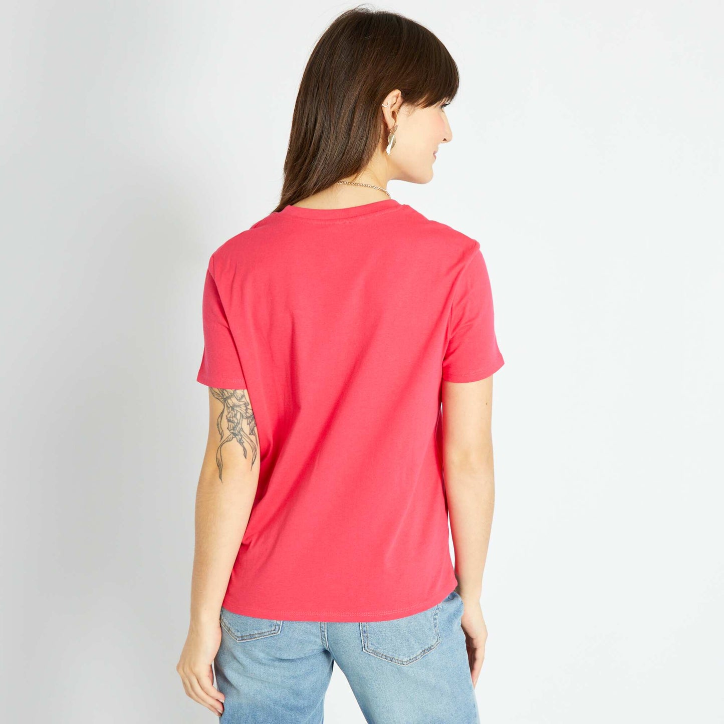 Eco-design heart T-shirt PINK