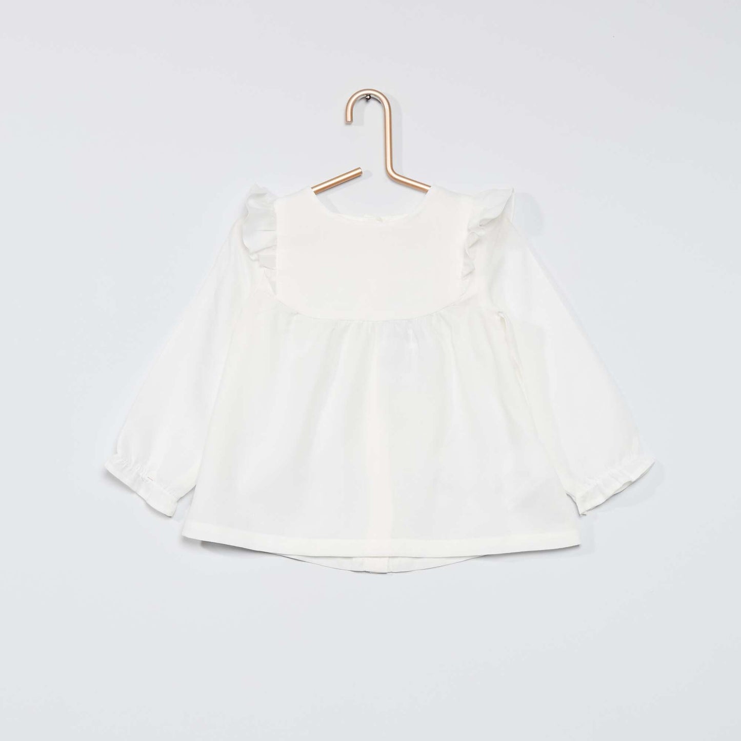 Eco-design blouse snow white