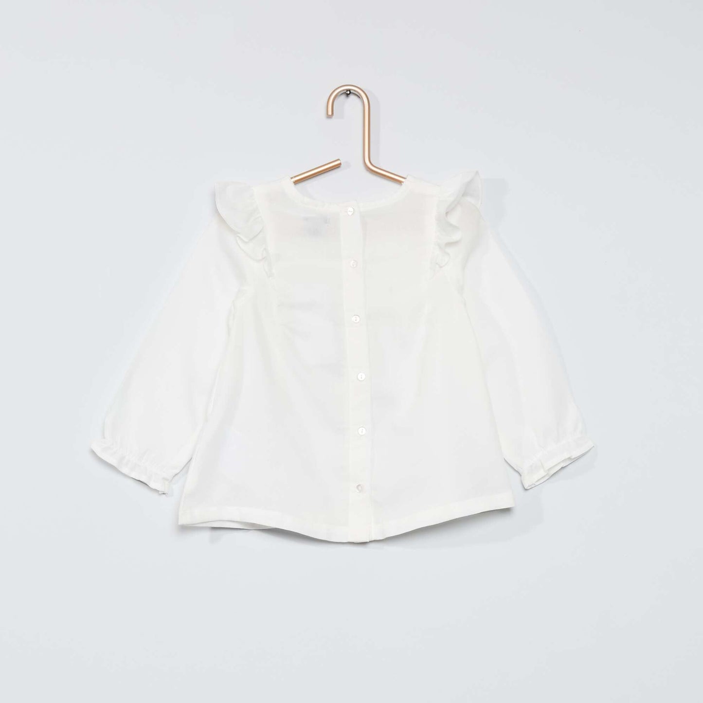 Eco-design blouse snow white