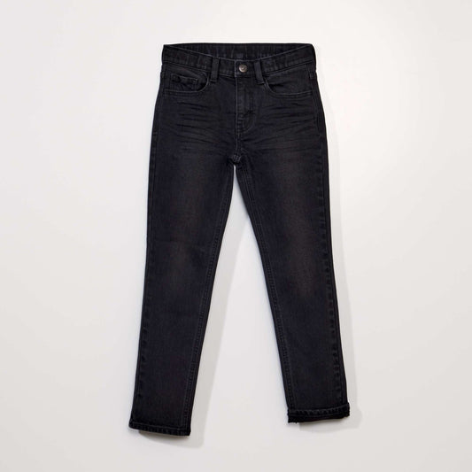 Slim-fit jeans - 5 pockets BLACK