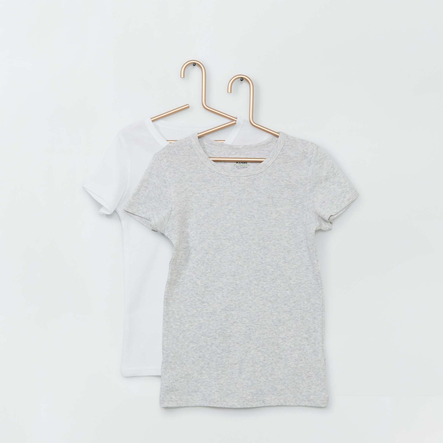 Pack of 2 eco-design T-shirts GREY