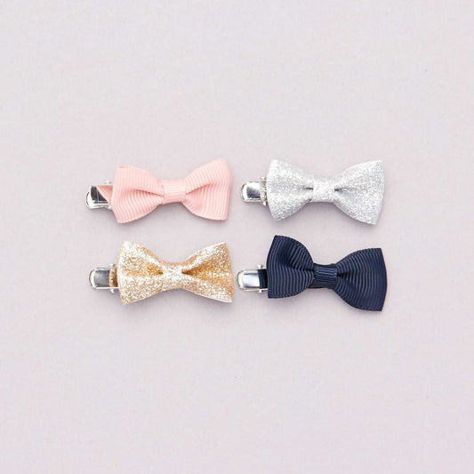 Pack of 4 hair clips multicoloured