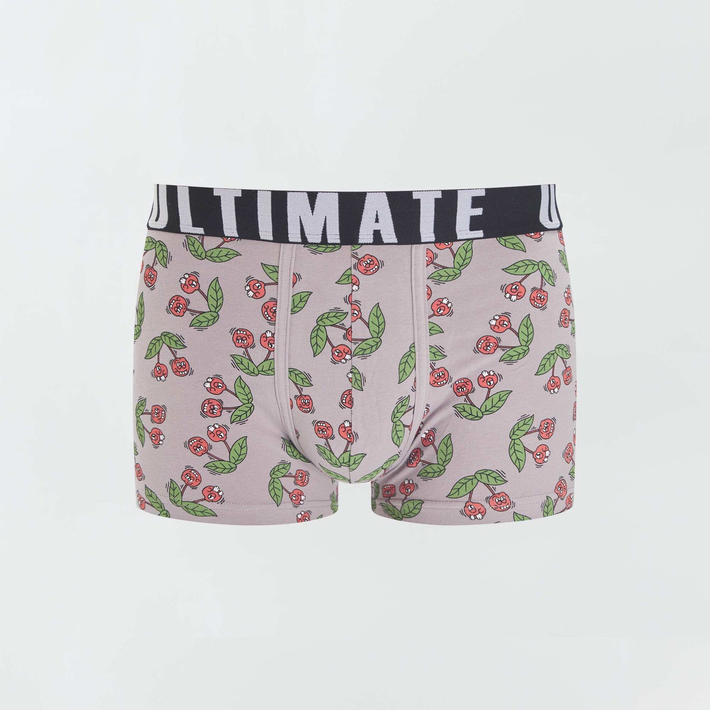 Pack of 3 patterned boxer shorts CHERRY