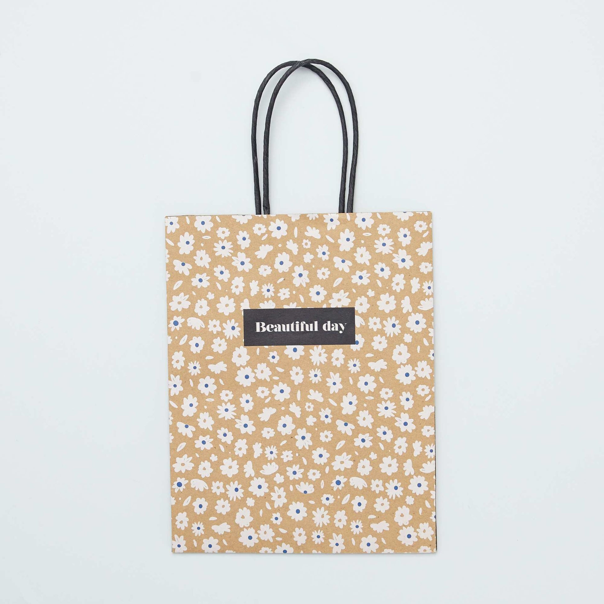 Gift pouch flower print