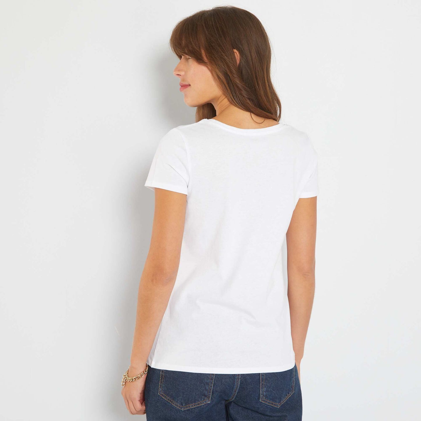 Eco-design basic T-shirt white