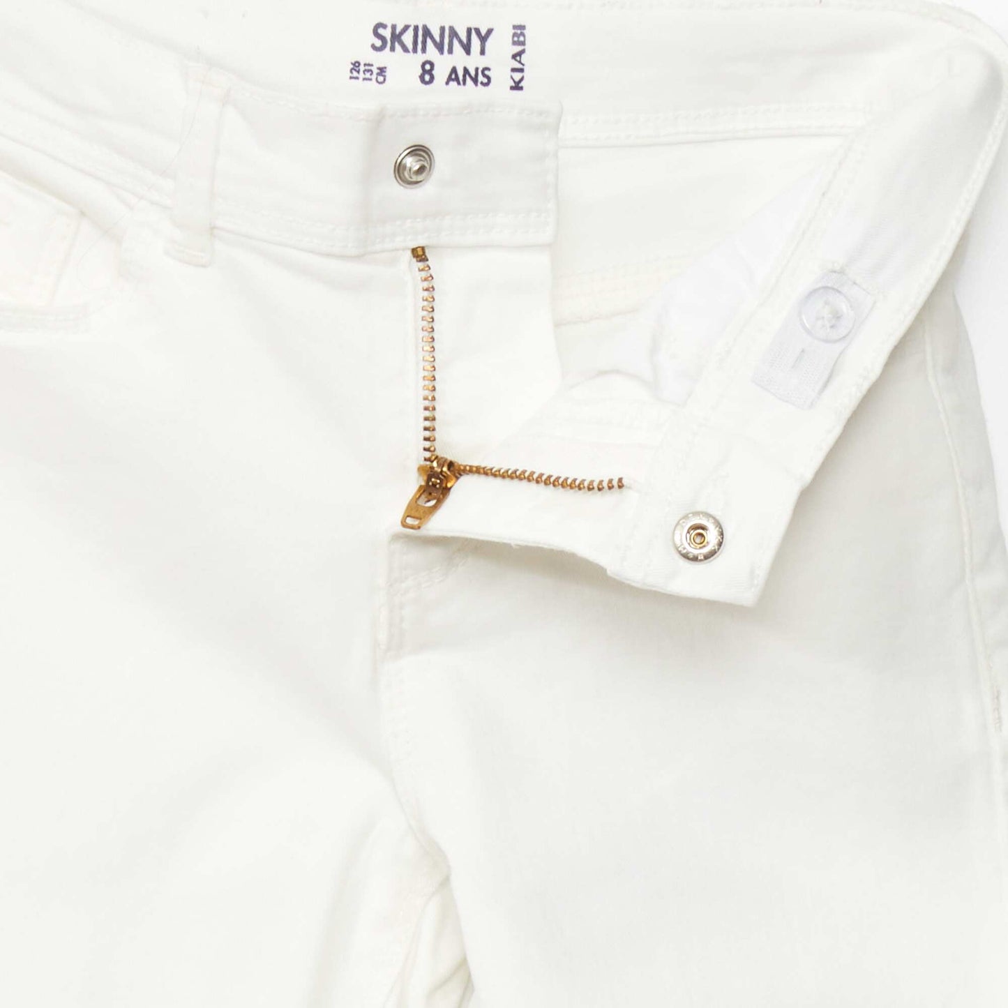 Skinny trousers WHITE
